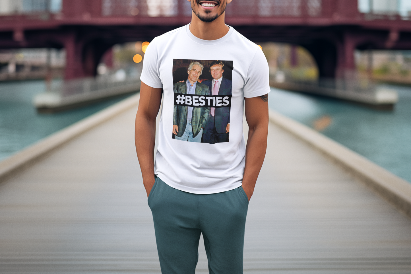 Trump and Epstein BESTIES T-Shirt