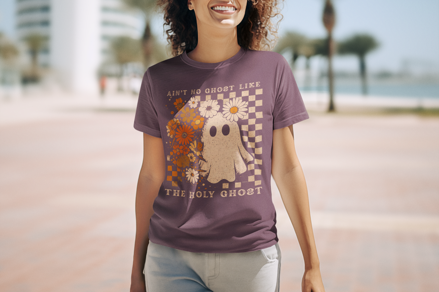 Holy Ghost Halloween Shirt – Ain’t No Ghost Like The Holy Ghost Tee | Christian Halloween Graphic Tee, Fall Faith Shirt, Spooky Season Outfit