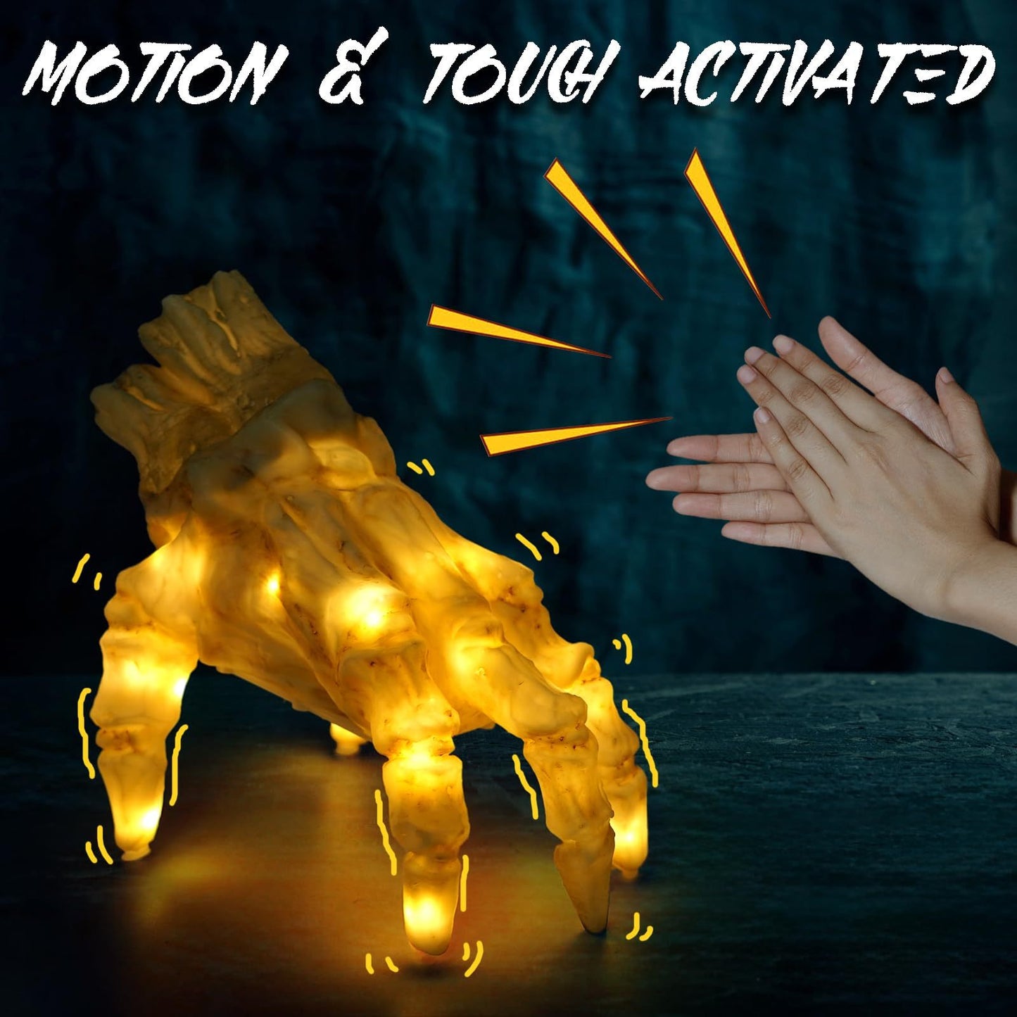 Halloween Electric Crawling Zombie Hand β Luminous Decoration with Scary Sound & Motion
