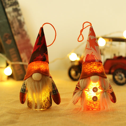 LED Thanksgiving Gnome Decor – Festive Autumn Home Decoration