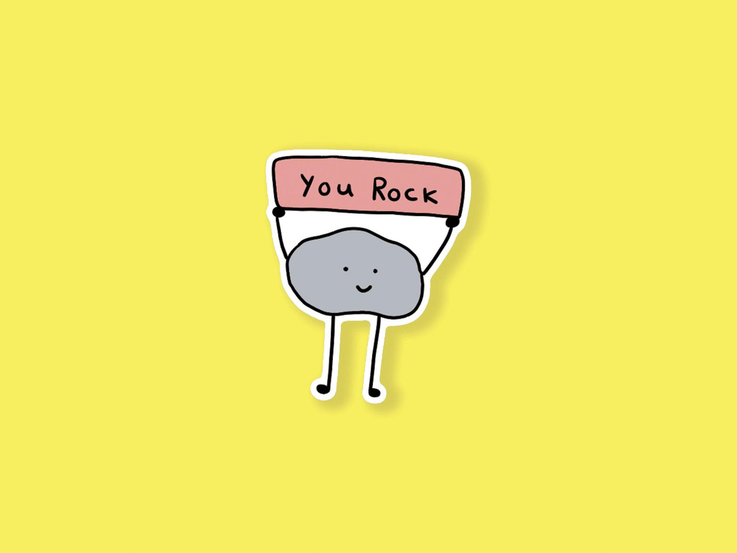 You Rock Sticker, cute sticker, you rock sticker, You Rock vinyl sticker, funny sticker