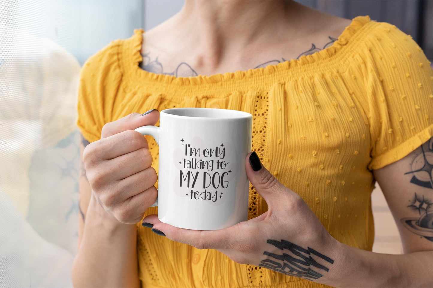 I'm Only Talking to My Dog Today Ceramic Mug 11oz