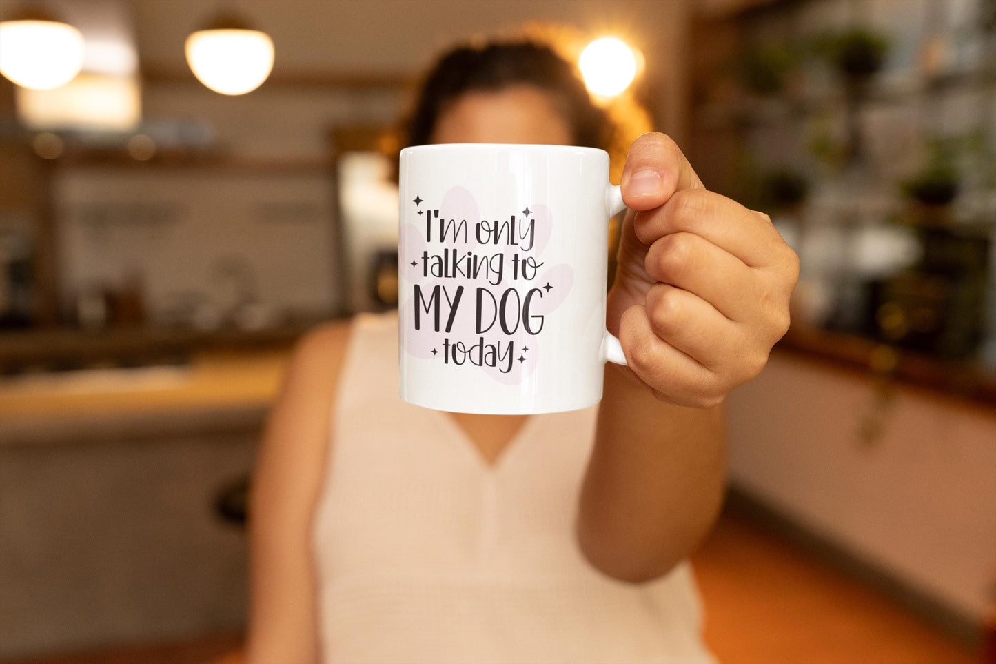 I'm Only Talking to My Dog Today Ceramic Mug 11oz