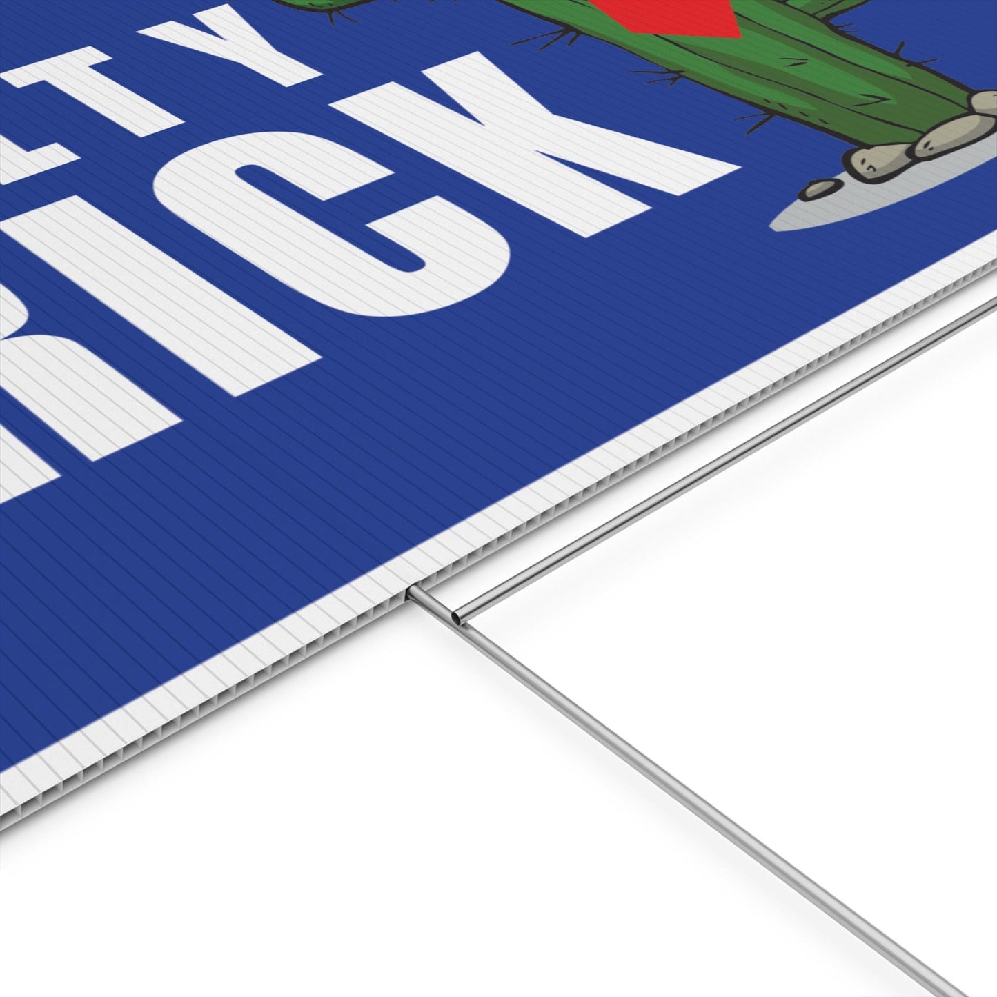 Guilty Prick Anti Trump Plastic Yard Sign, Kamala Harris, Kamala 2024 Yard Sign
