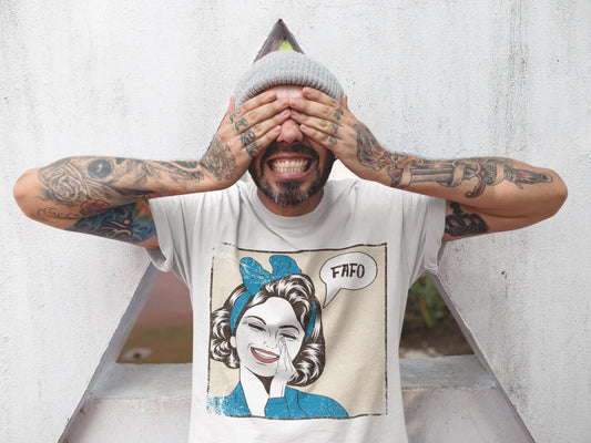 Retro FAFO Political Statement Graphic Tee