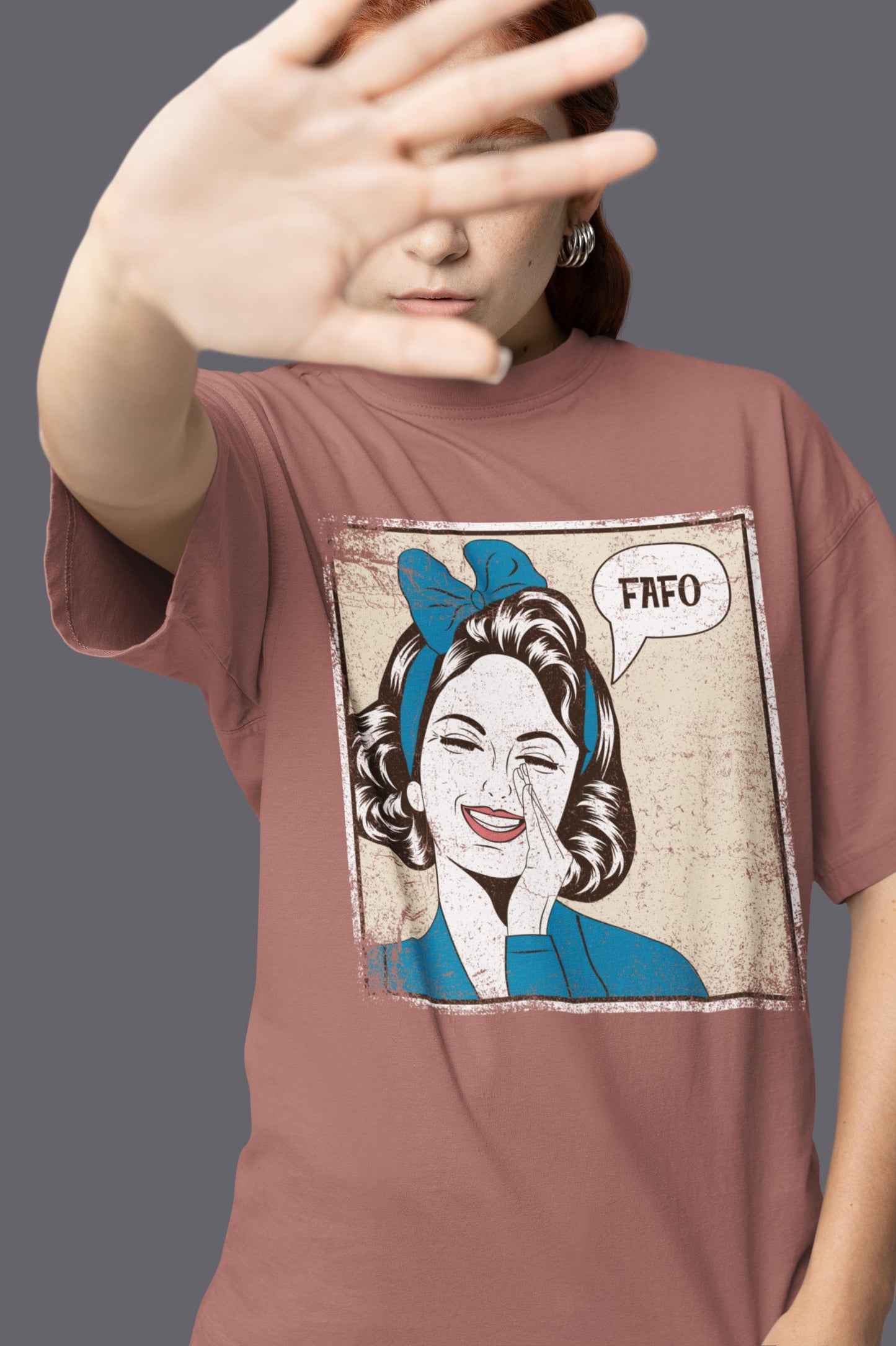 Retro FAFO Political Statement Graphic Tee