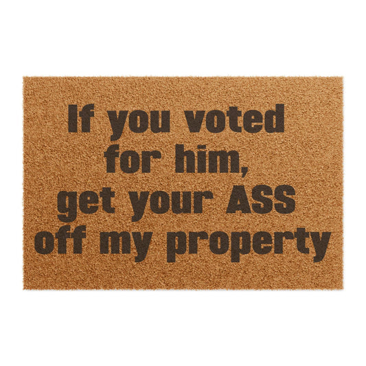 Political Anti Trump Doormat - Resistance Home Decor, Not My President Entry Mat, Voting Rights Activist Gift, Anti-Trump Front Porch Rug,