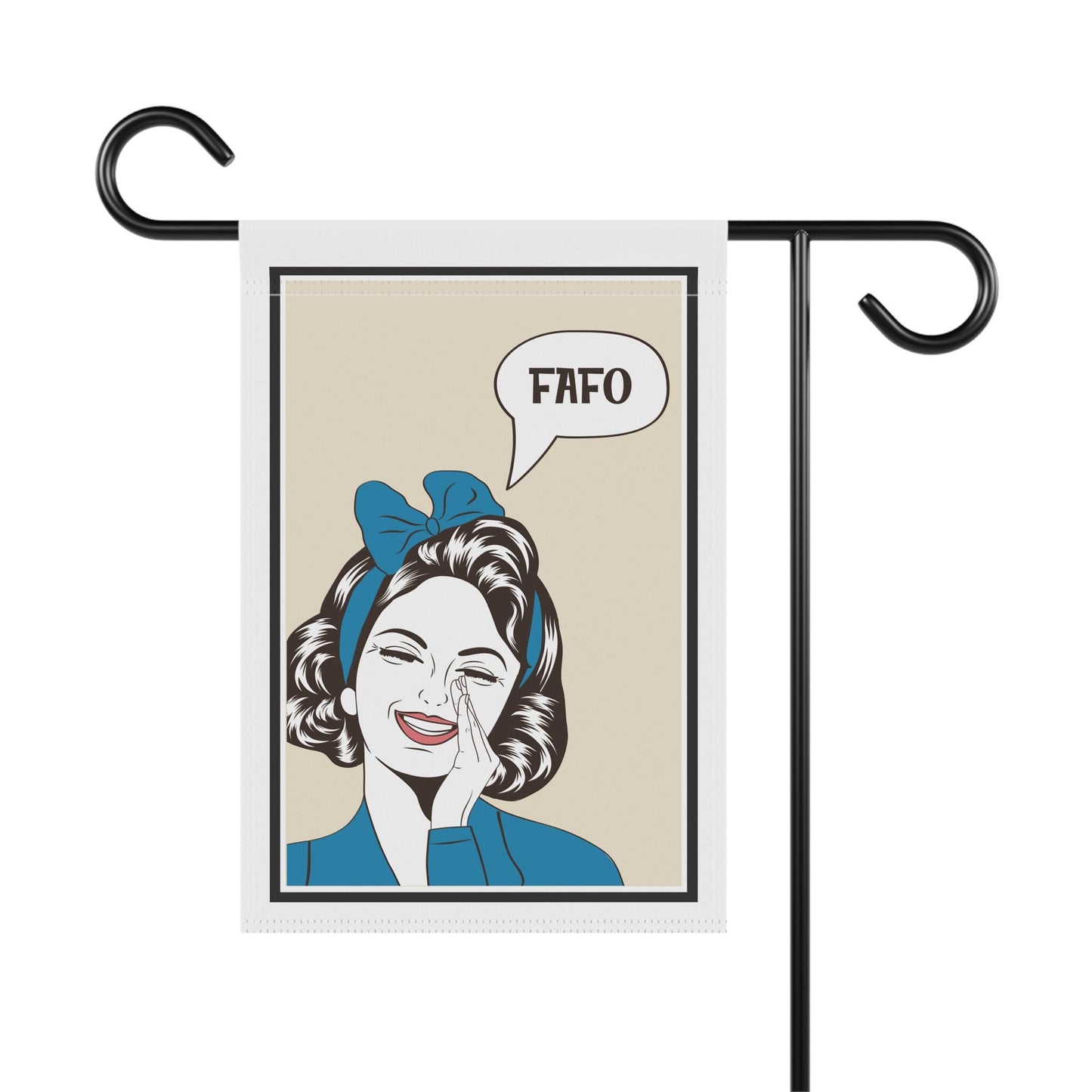 Garden Flag, Yard Banner, Political Protest Flag, FAFO Anti Trump Flag, Outdoor Sign, Resistance Decor