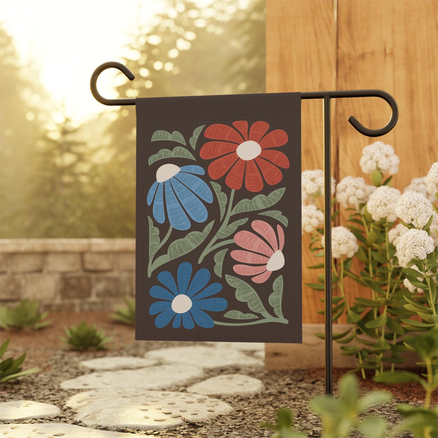 Trump Sucks Subtle Flower Design Outdoor Yard Flag
