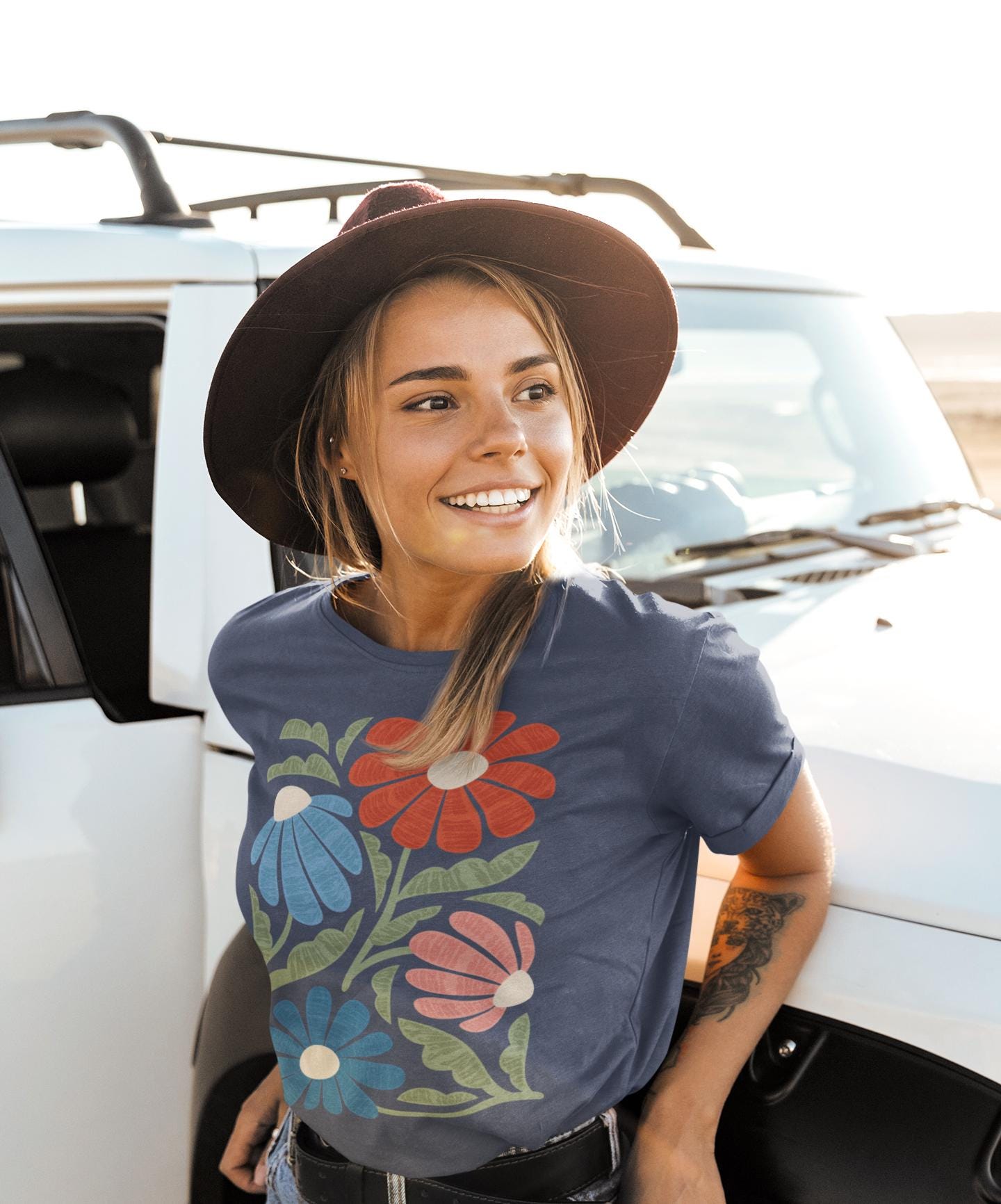 Trump Sucks Subtle Flower T-shirt