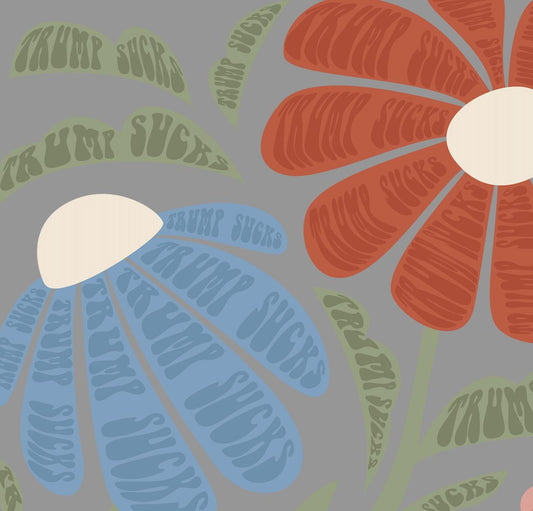 Trump Sucks Subtle Flower T-shirt