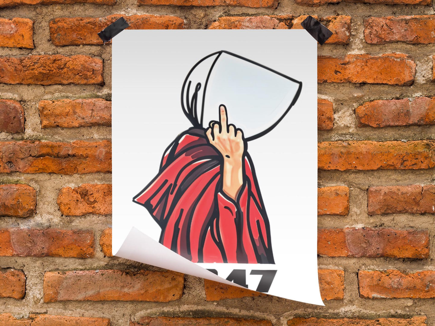 Handmaids 8647 Foam Board or DIY Poster -Protest Sign