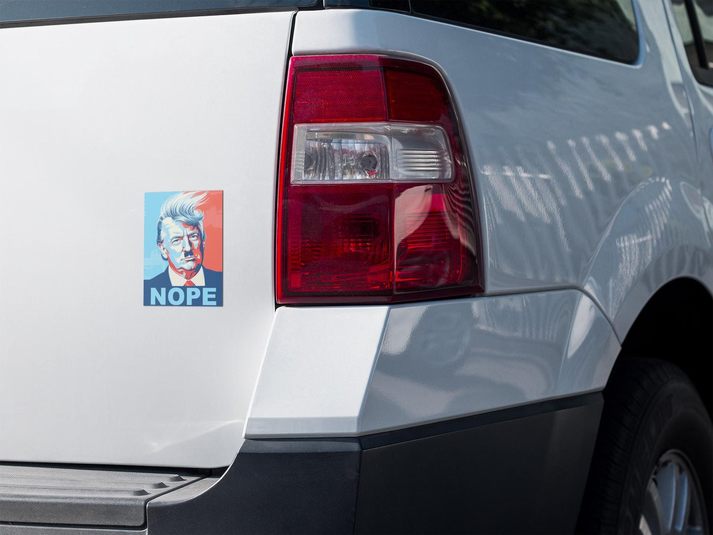 Pack of 5 Anti Trump Sticker, Nope To Fascism, Political Activist vinyl sticker, funny sticker