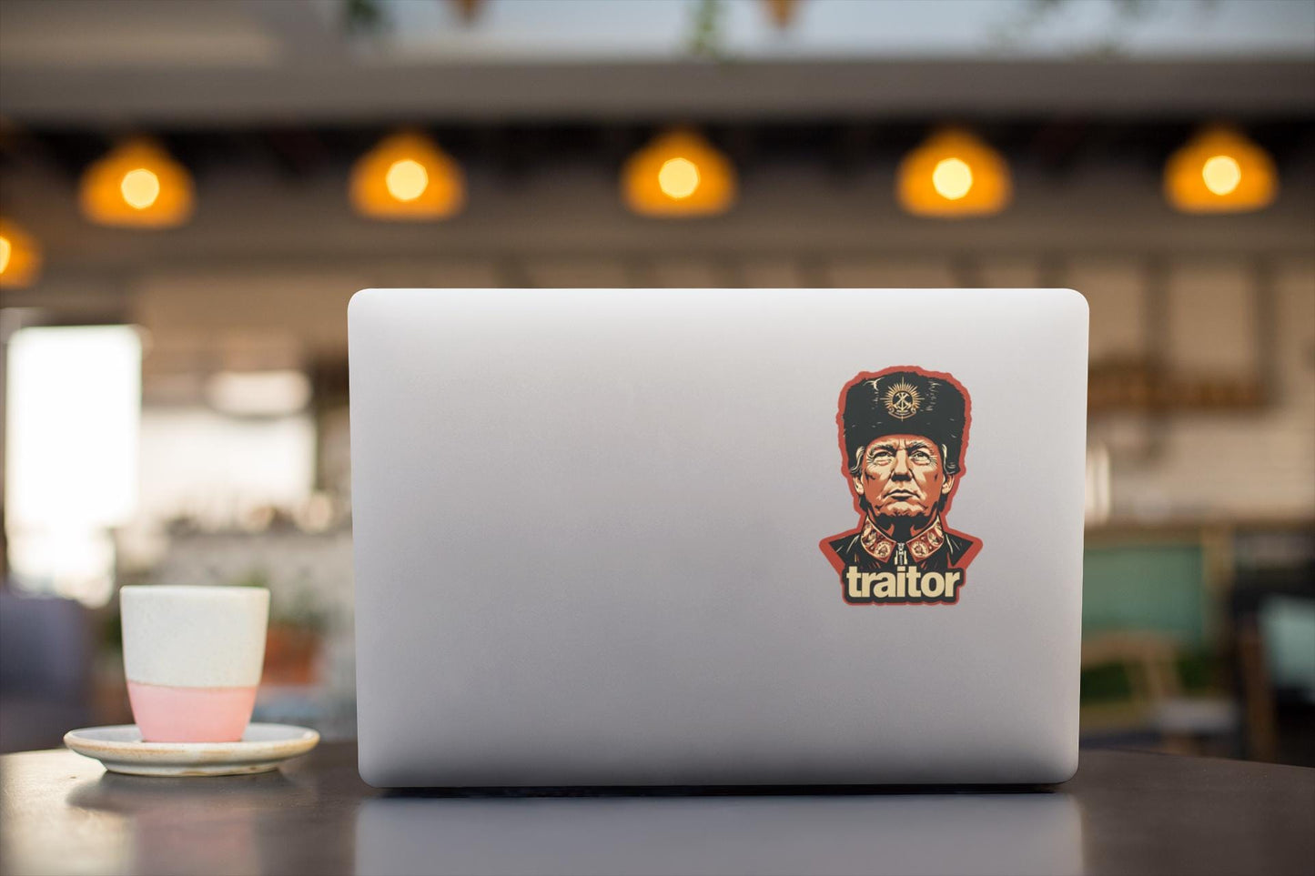 Pack of 5 Traitor Trump, Anti Trump Sticker, No To Fascism, Political Activist vinyl sticker, funny sticker