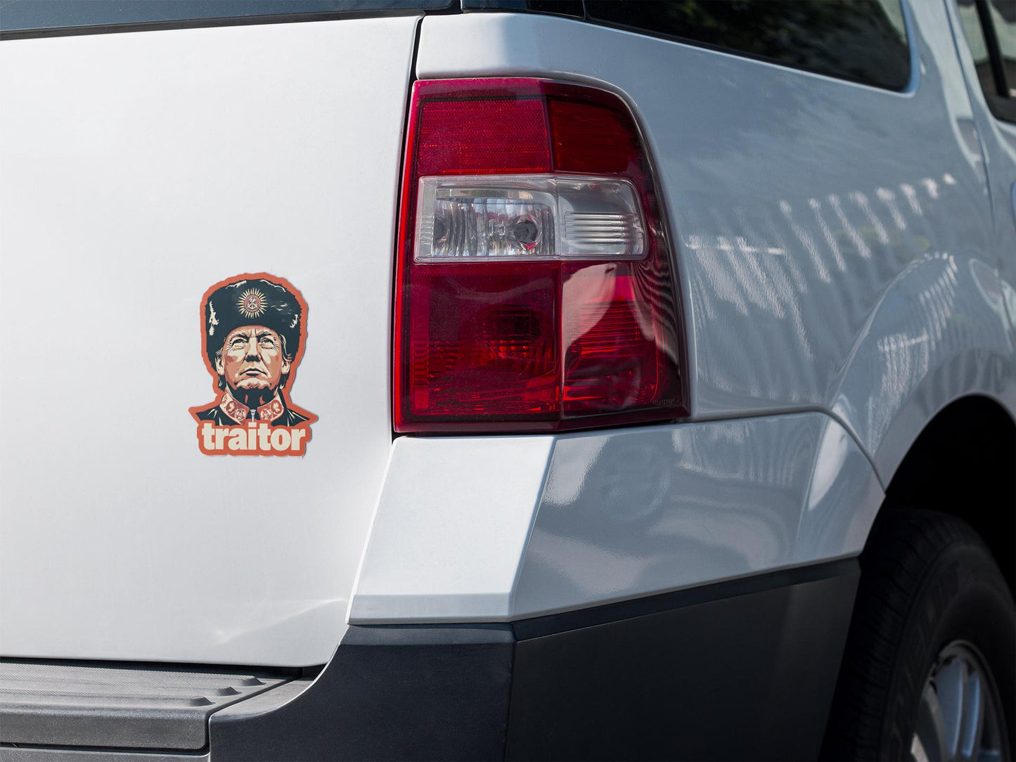 Pack of 5 Traitor Trump, Anti Trump Sticker, No To Fascism, Political Activist vinyl sticker, funny sticker