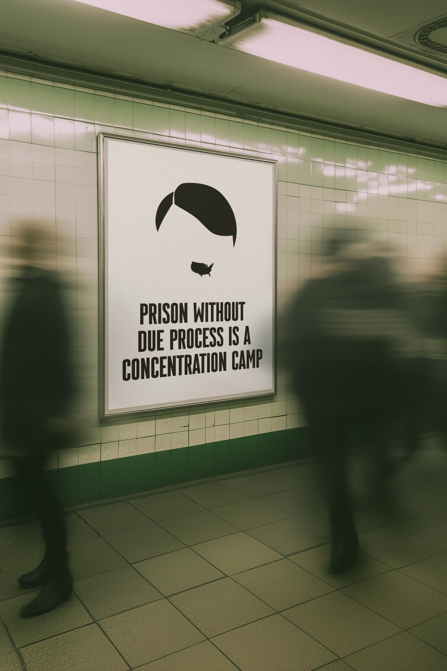 Prison Without Due Process Is A Concentration Camp Protest Sign