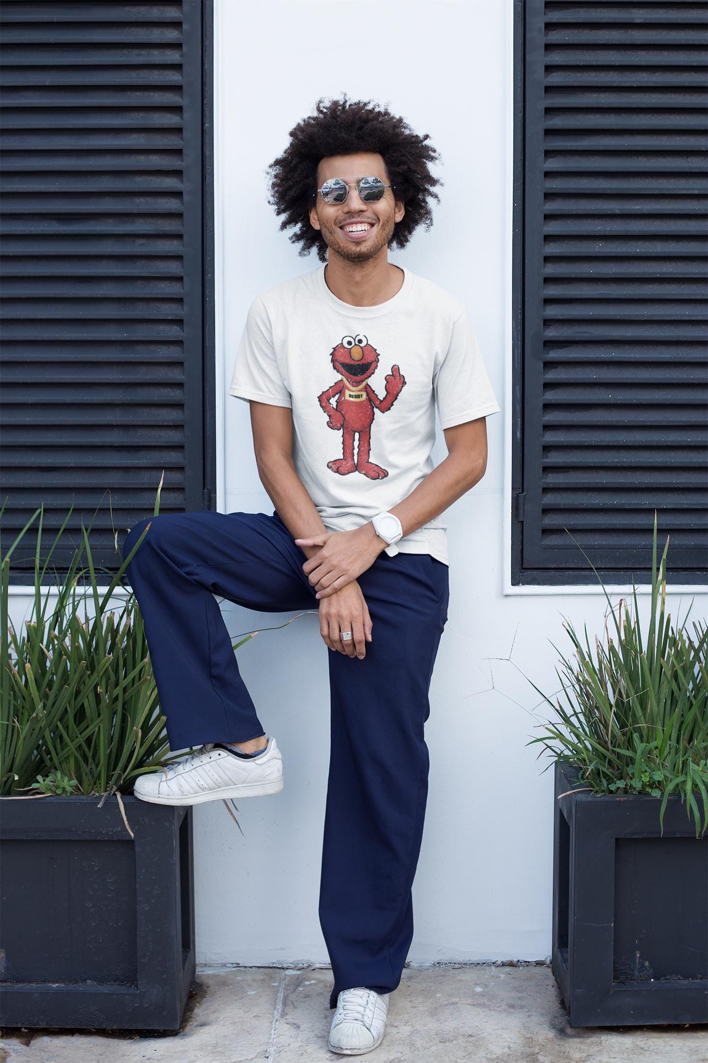 Elmo Fuck You Resist Unisex T-shirt