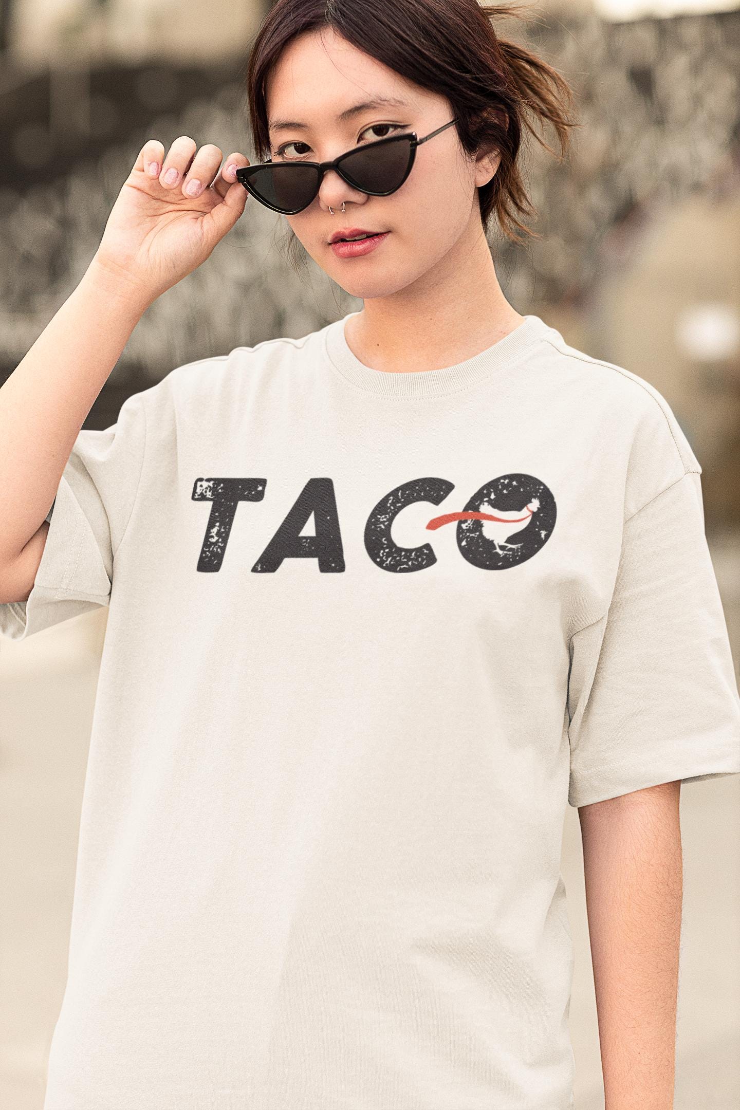 TACO Shirt Trump Always Chickens Out Tee