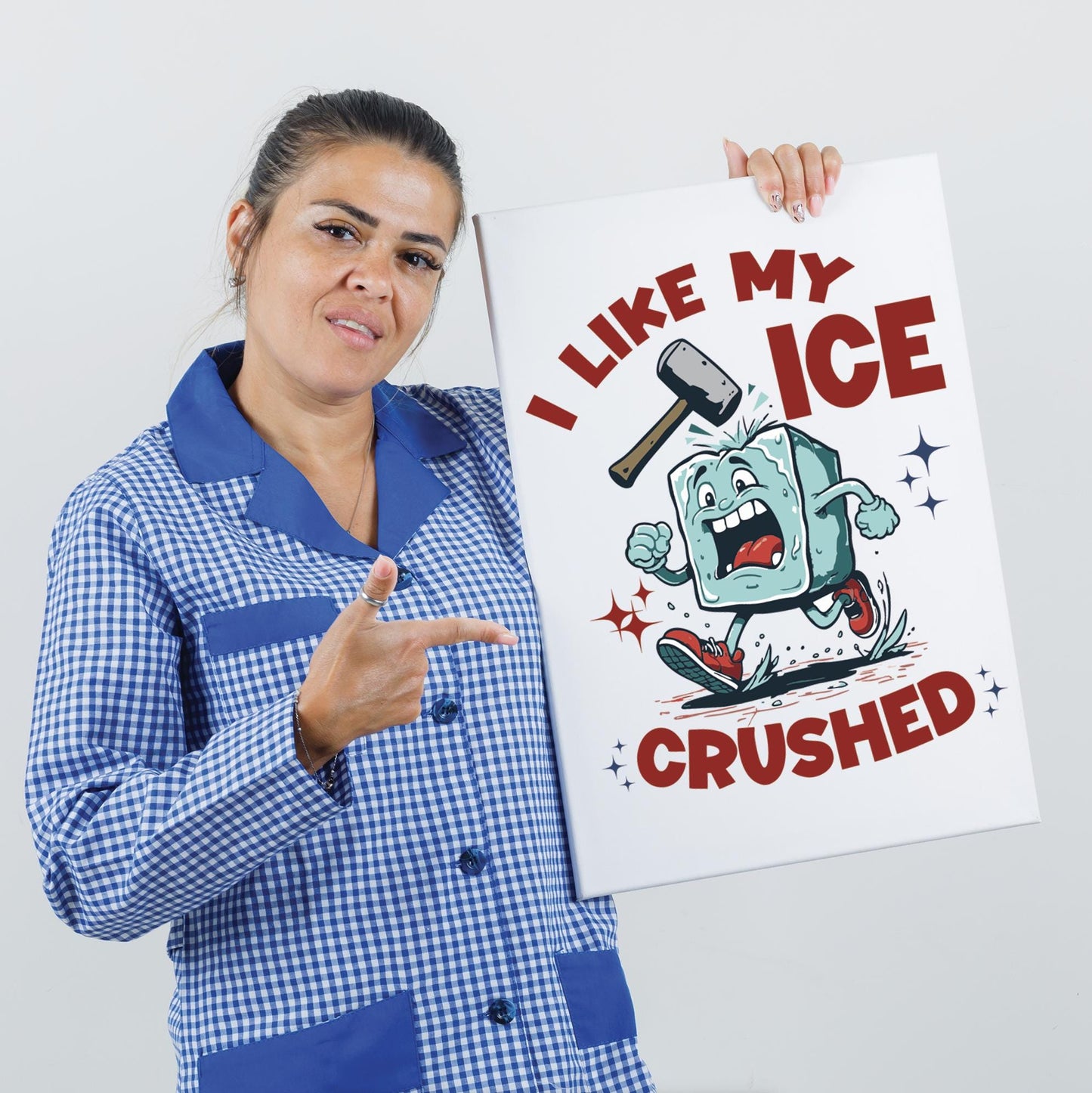 I Like My ICE Crushed" Protest Poster, Anti-ICE Wall Art, Immigration Rights Decor, Funny Political Poster, Abolish ICE Activist Print
