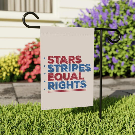 Stars Stripes and Equal Rights Yard Flag