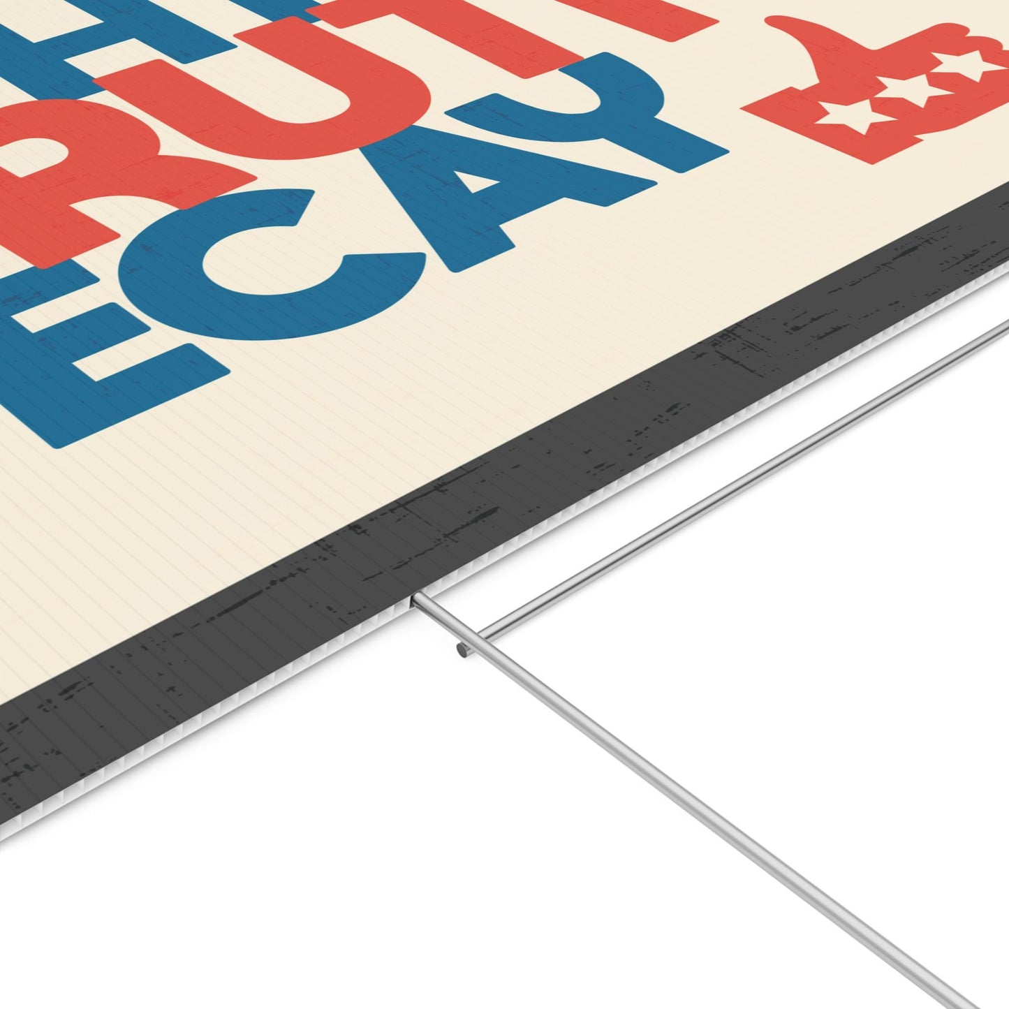 Fight Truth Decay Yard Sign, Anti Misinformation, Political Protest, Bold Typography Anti-Trump Resistance, Political Activist Sign