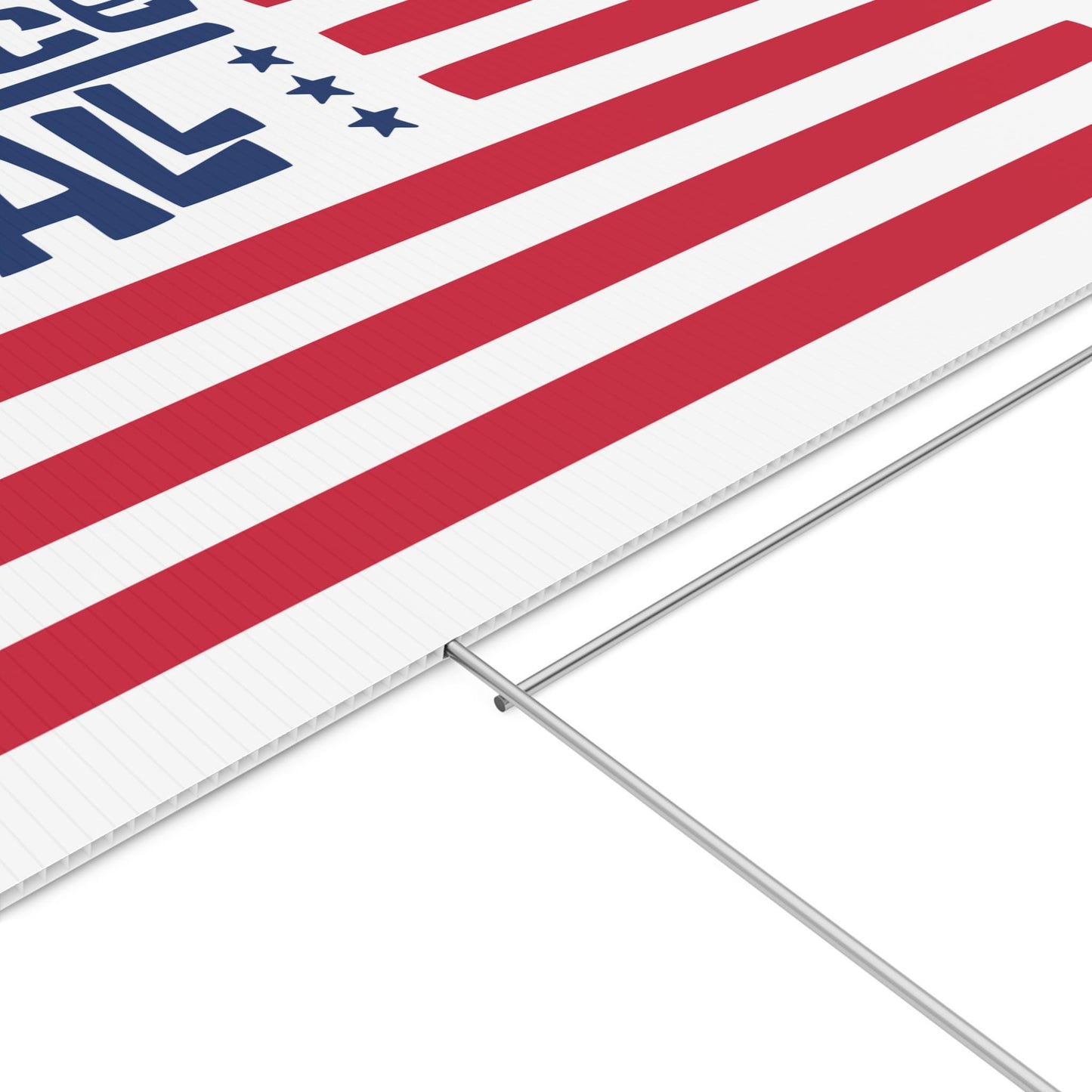 Justice for All Protest Durable Plastic Yard Sign