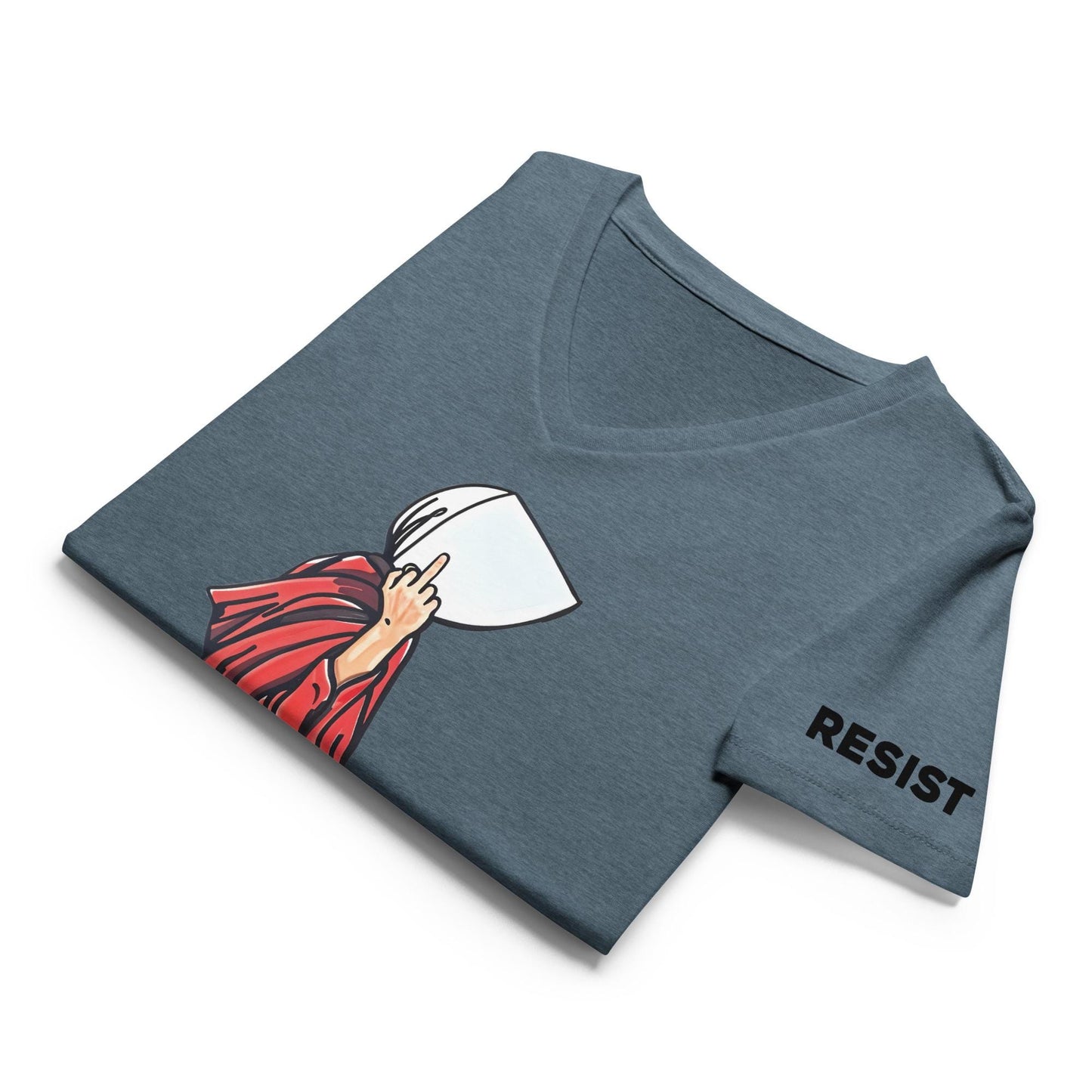 Womens relaxed v-neck 8647 Handmaid Protest Shirt