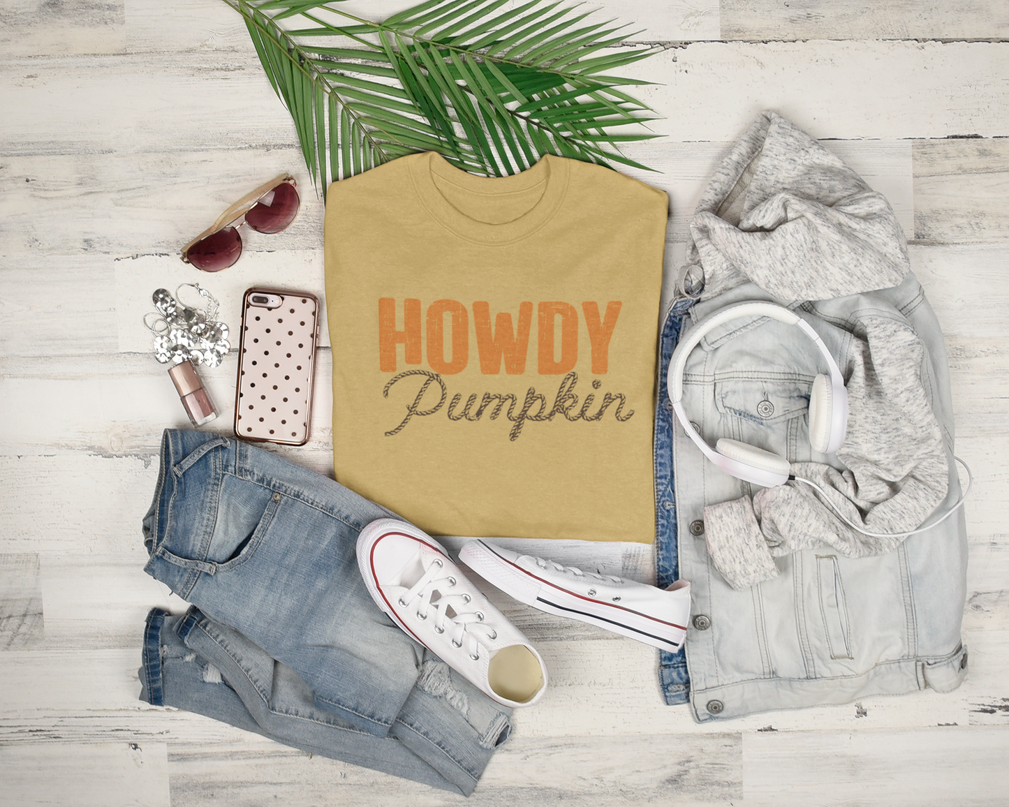 Howdy Pumpkin Shirt, Fall Graphic Tee, Rope Font Pumpkin Shirt, Country Western Autumn Shirt, Cute Southern Fall T-Shirt