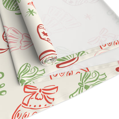 Festive Freedom Table Runner, A Playfully Rebellious Holiday Statement, Subtle Anti Trump Table Runner, Cotton Polyester