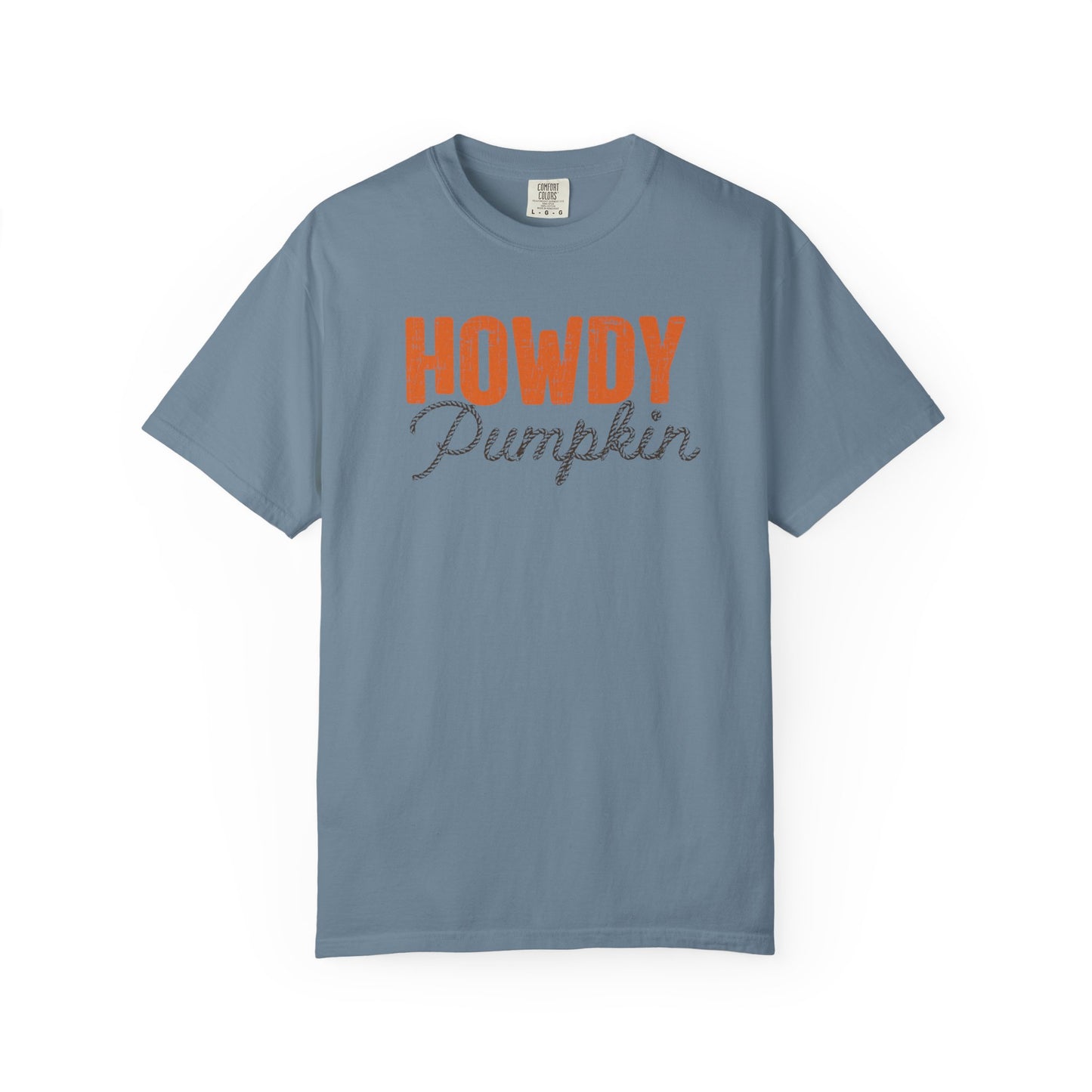 Howdy Pumpkin Shirt, Fall Graphic Tee, Rope Font Pumpkin Shirt, Country Western Autumn Shirt, Cute Southern Fall T-Shirt