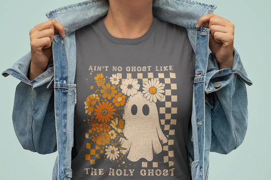 Holy Ghost Halloween Shirt – Ain’t No Ghost Like The Holy Ghost Tee | Christian Halloween Graphic Tee, Fall Faith Shirt, Spooky Season Outfit