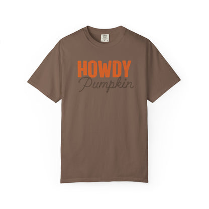 Howdy Pumpkin Shirt, Fall Graphic Tee, Rope Font Pumpkin Shirt, Country Western Autumn Shirt, Cute Southern Fall T-Shirt