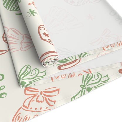 Festive Freedom Table Runner, A Playfully Rebellious Holiday Statement, Subtle Anti Trump Table Runner, Cotton Polyester