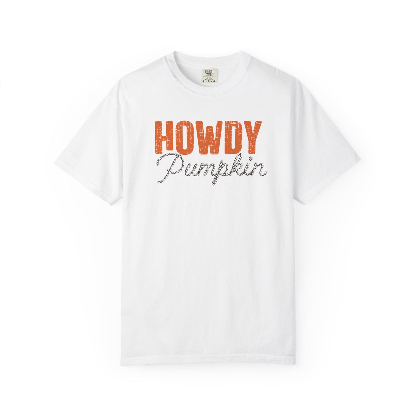 Howdy Pumpkin Shirt, Fall Graphic Tee, Rope Font Pumpkin Shirt, Country Western Autumn Shirt, Cute Southern Fall T-Shirt