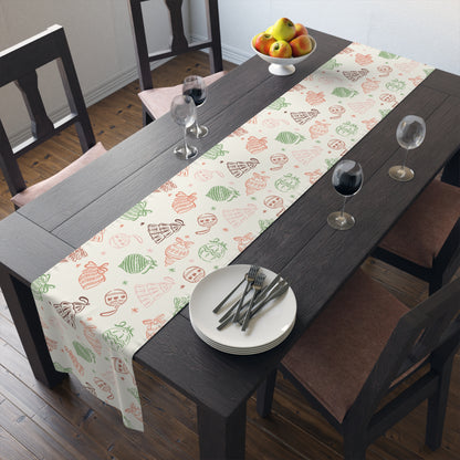 Festive Freedom Table Runner, A Playfully Rebellious Holiday Statement, Subtle Anti Trump Table Runner, Cotton Polyester