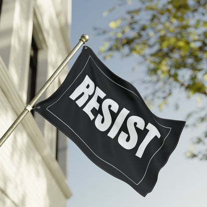Double Sided Resist Flag | Anti-Trump 2025 Protest Flag | Anti-Fascist Political Yard Banner | Progressive Activist Home & Rally Décor
