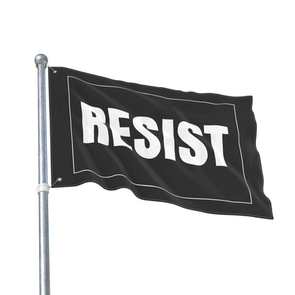 Double Sided Resist Flag | Anti-Trump 2025 Protest Flag | Anti-Fascist Political Yard Banner | Progressive Activist Home & Rally Décor