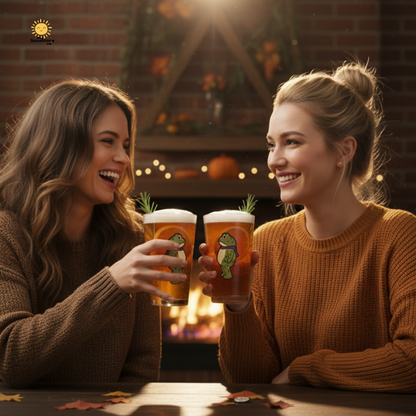 Portland Protest Frog Pint Glass – 16oz Funny Frog Glassware, Dishwasher Safe Beer Glass, Portland Gift