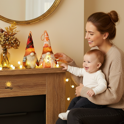 LED Thanksgiving Gnome Decor – Festive Autumn Home Decoration