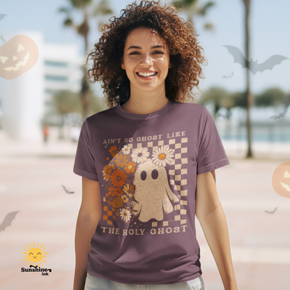 Holy Ghost Halloween Shirt – Ain’t No Ghost Like The Holy Ghost Tee | Christian Halloween Graphic Tee, Fall Faith Shirt, Spooky Season Outfit