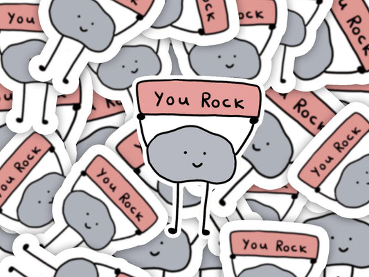 You Rock Sticker, cute sticker, you rock sticker, You Rock vinyl sticker, funny sticker