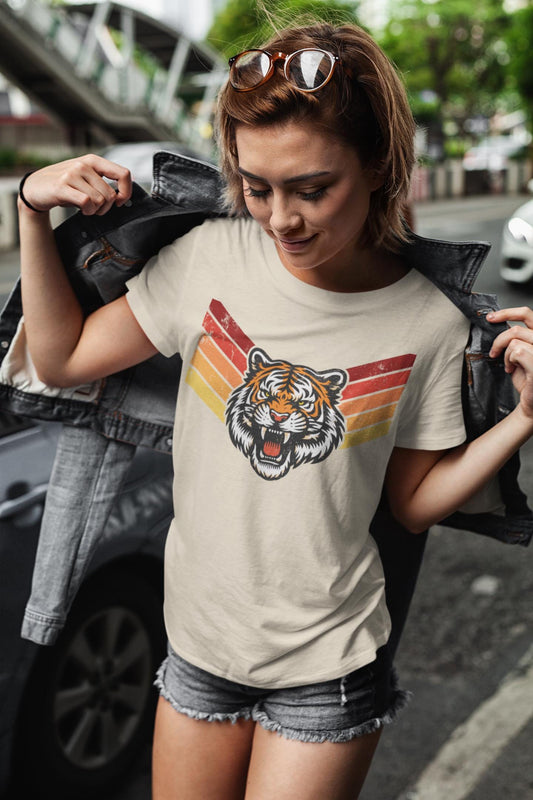 Retro Tiger Roar T-shirt, Vintage Tiger Roar Tshirt, Fall Tshirt Unisex Tshirt