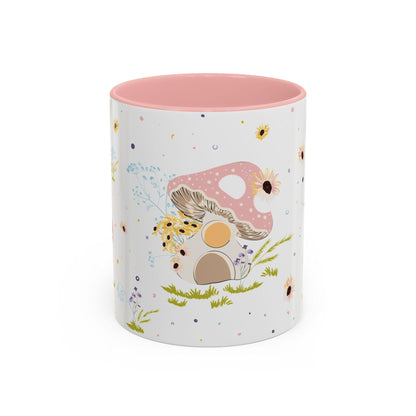 Enchanting Mushroom House Coffee Mug (11oz/15oz) 4 Colors