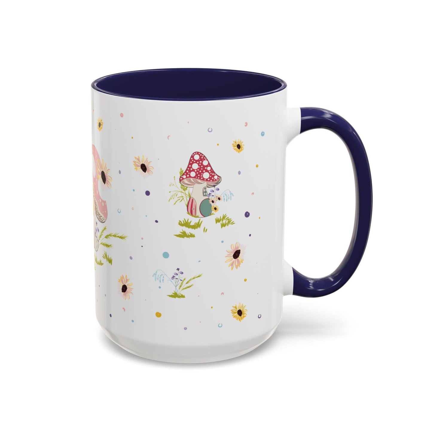 Enchanting Mushroom House Coffee Mug (11oz/15oz) 4 Colors