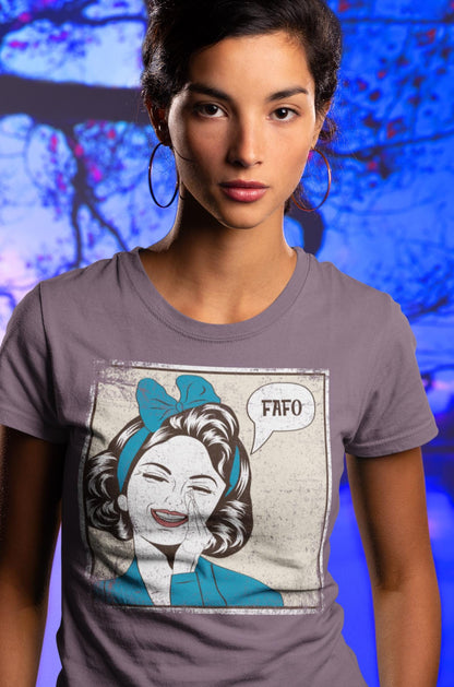 Retro FAFO Political Statement Graphic Tee