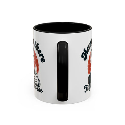 Funny Political Accent Coffee Mug, Hang in There, It Gets Worse Mug, Project 2025 Warning Mug, Sarcastic Mug