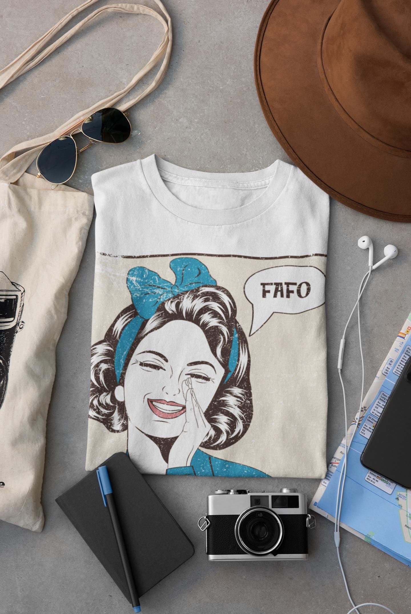 Retro FAFO Political Statement Graphic Tee
