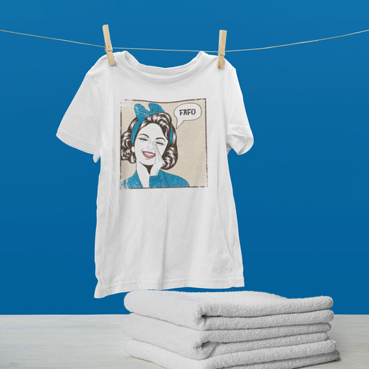 Retro FAFO Political Statement Graphic Tee