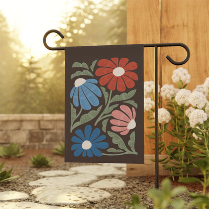 Trump Sucks Subtle Flower Design Outdoor Yard Flag