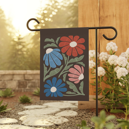 Trump Sucks Subtle Flower Design Outdoor Yard Flag